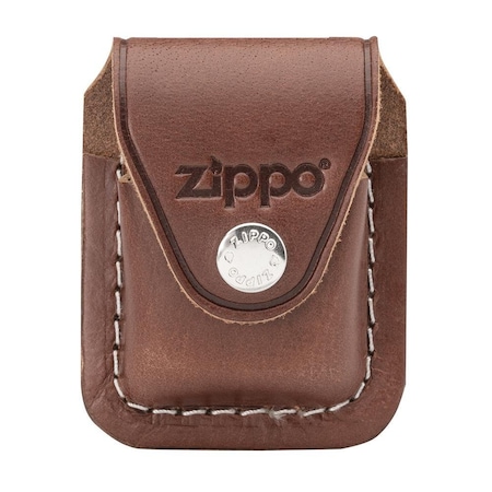 Zippo Brown Lighter Pouch with Clip LPCB